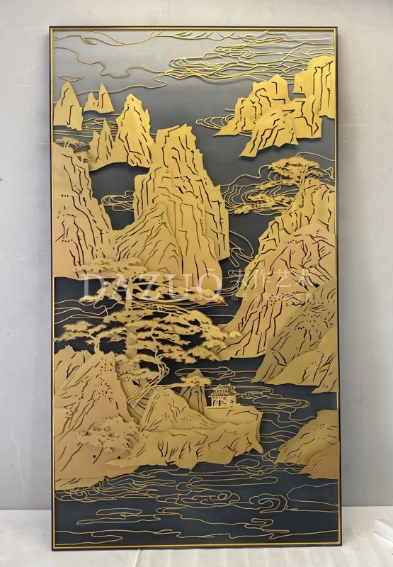综合材料实物装置画